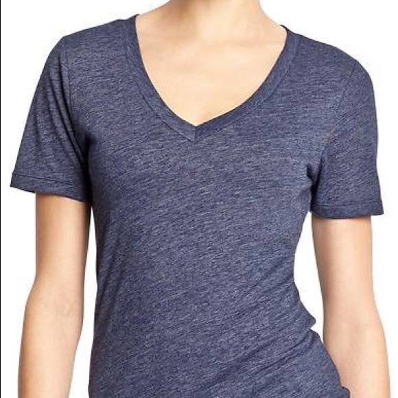 Old Navy Tops - Old Navy gray vintage v-neck tee